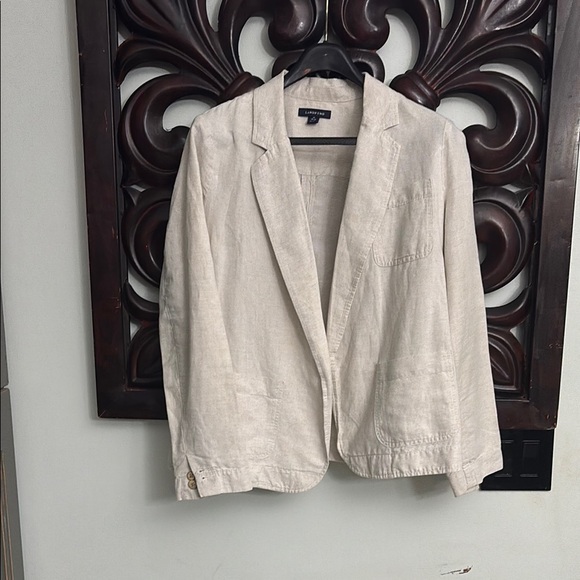 Lands' End Jackets & Blazers - LANDS’ END Linen Jacket